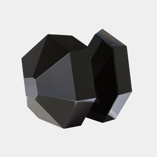 Lucretzia Crystal Bookends-Black