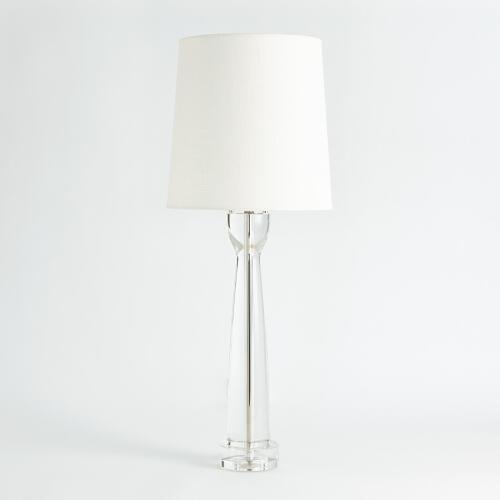 Modern Crystal Column Lamp