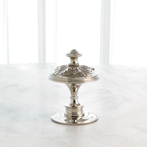 Newel Cap Sculpture-Nickel