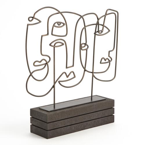 Congregation Sculpture-Bronze