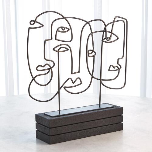 Congregation Sculpture-Bronze