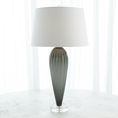 Teardrop Glass Lamp-Grey