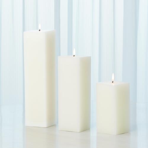 Square Pillar Candle-Unscented