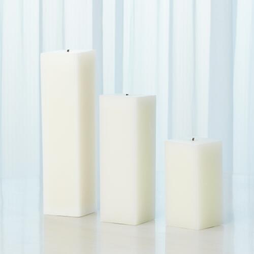 Square Pillar Candle-Unscented