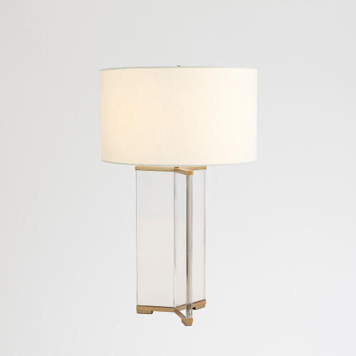 Upsilon Table Lamp-Antique Brass