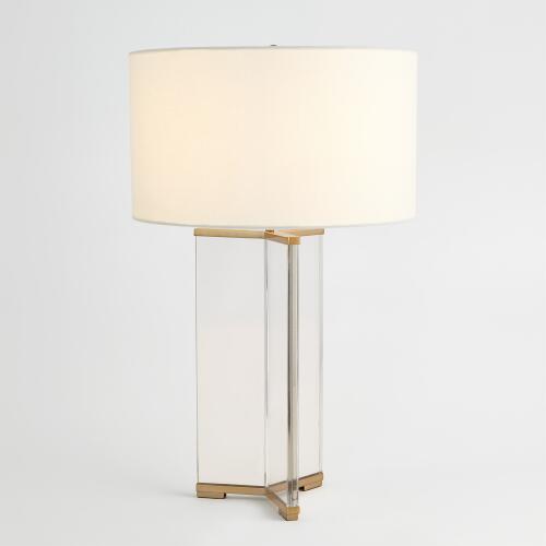 Y Table Lamp-Antique Brass
