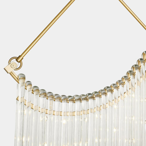 Draped Glass Chandelier