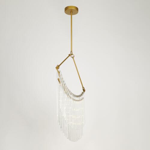 Draped Glass Chandelier