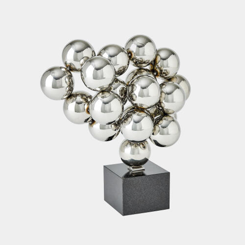 Bubbles Sculpture-Inverted-Nickel