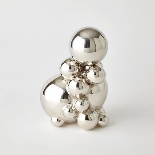 Bubble Orb Holder-Nickel w/Nickel Sphere