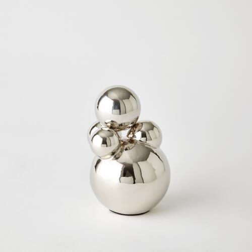 Bubble Orb Holder-Nickel w/Nickel Sphere