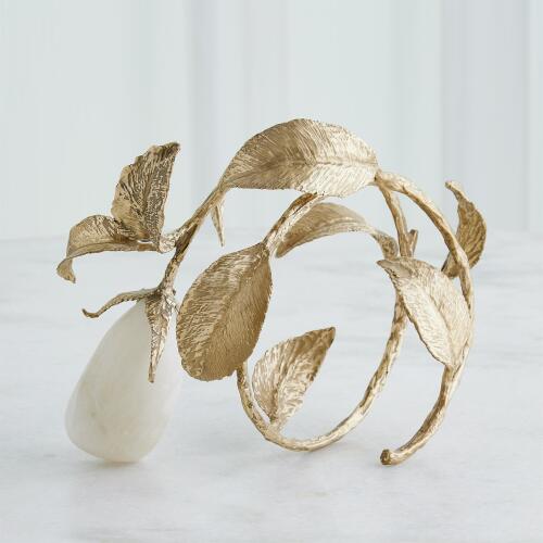 Stone Fruit Sculpture-Alabaster