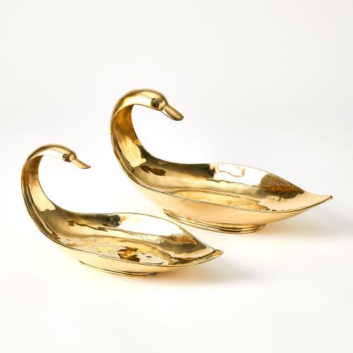 Duck Bowl-Polished Brass