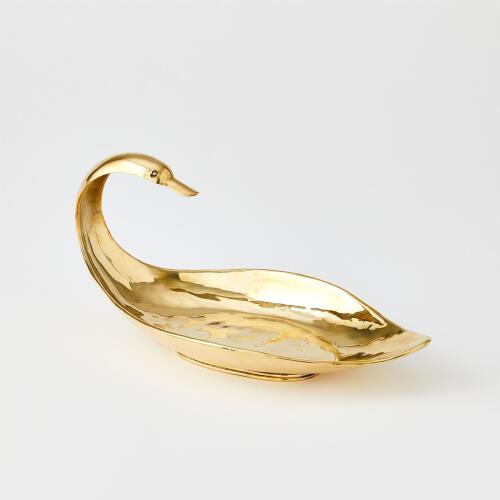 Duck Bowl-Polished Brass