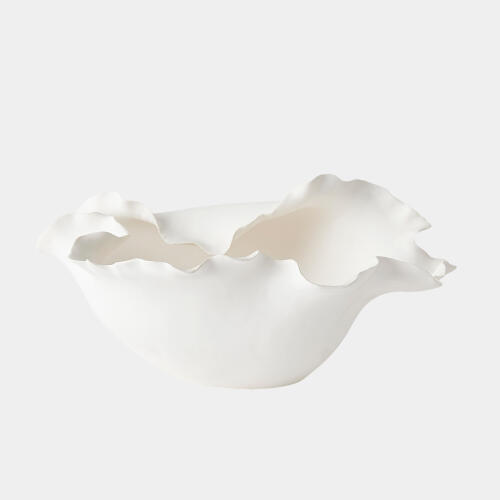 Folios Wide Bowl-Matte White