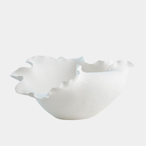 Folios Wide Bowl-Matte White