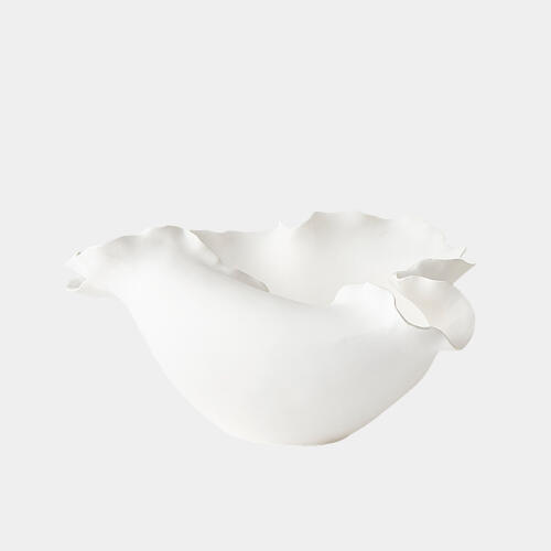 Folios Wide Bowl-Matte White