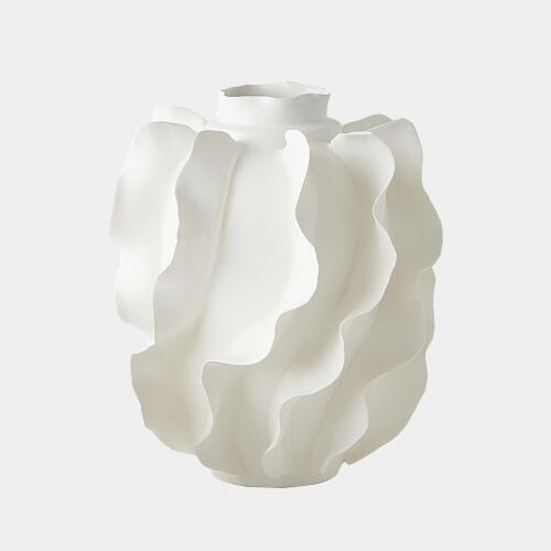Folios Vase-Matte White