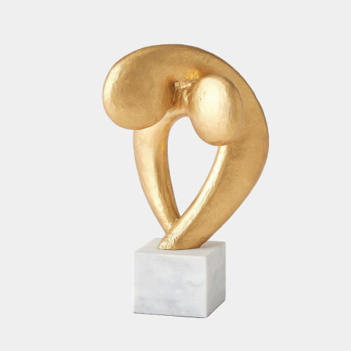 Align Sculpture-Gold Leaf