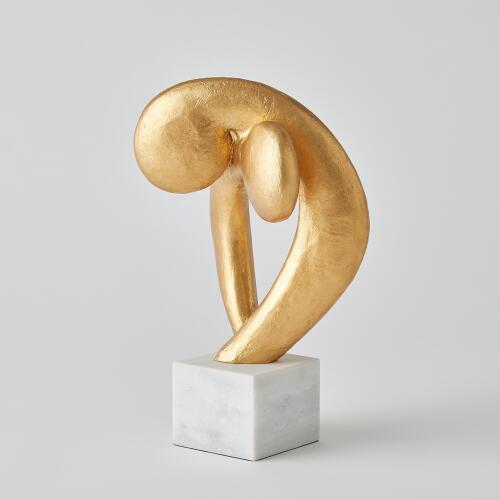 Align Sculpture-Gold Leaf