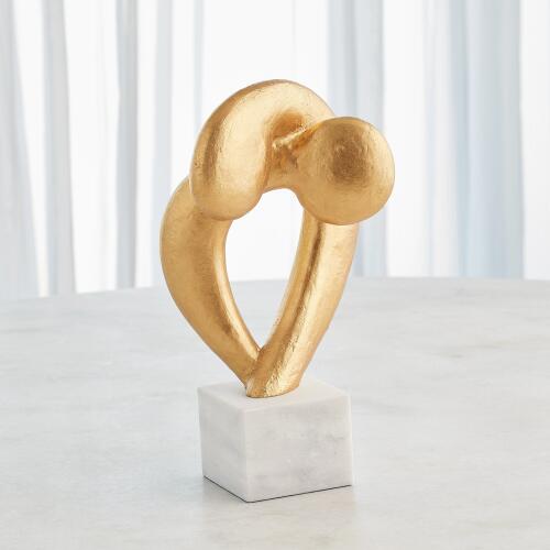 Align Sculpture-Gold Leaf