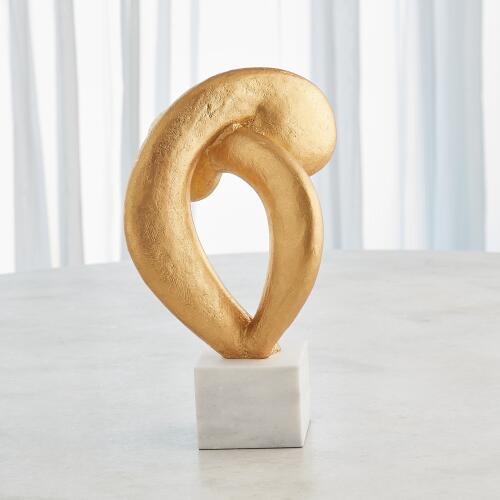 Align Sculpture-Gold Leaf