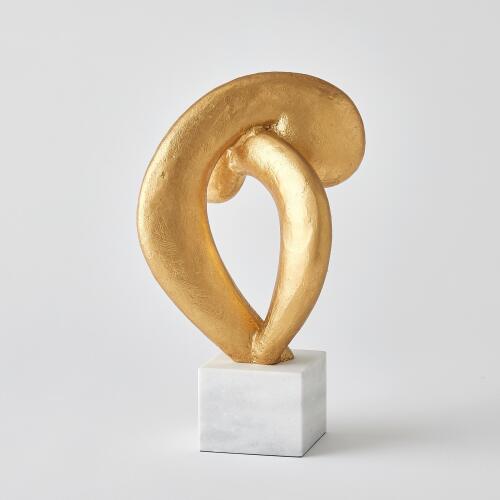 Align Sculpture-Gold Leaf