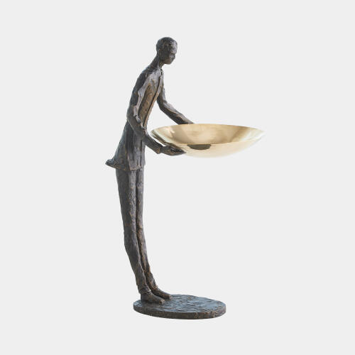 Wooster Sculpture-Bronze w/Brass Plate