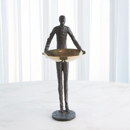 Wooster Sculpture-Bronze w/Brass Plate