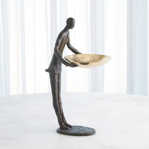 Wooster Sculpture-Bronze w/Brass Plate