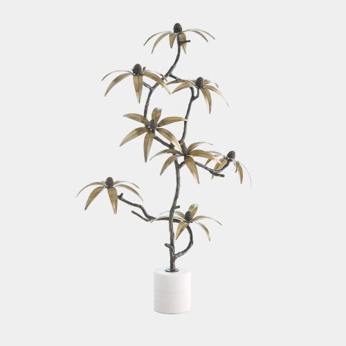 Black-Eyed Susan Sculpture-Bronze/Brass