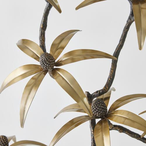 Black-Eyed Susan Sculpture-Bronze/Brass