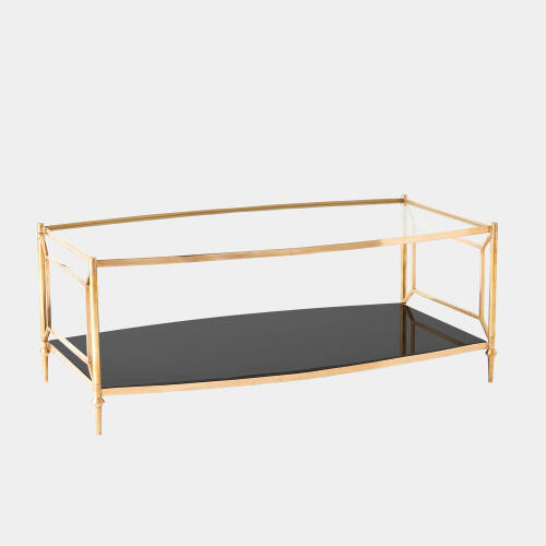 Camber Cocktail Table-Brass