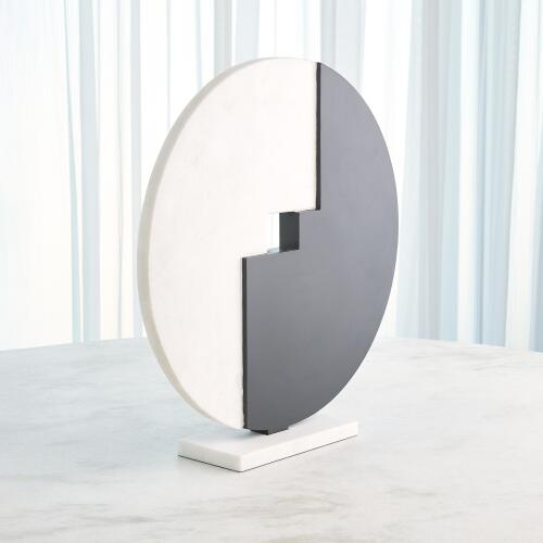 Stone Medallion Sculpture