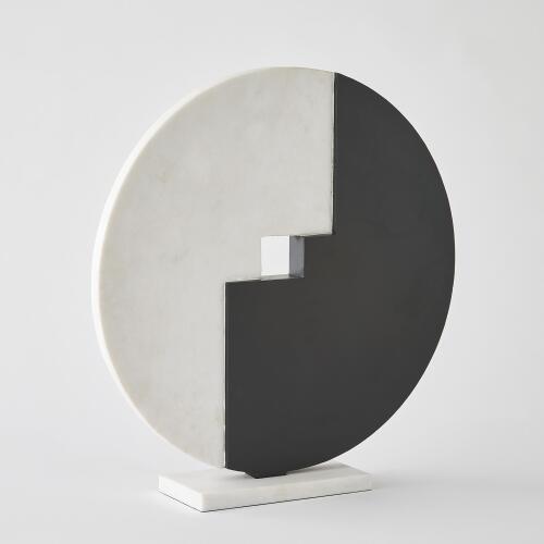 Stone Medallion Sculpture