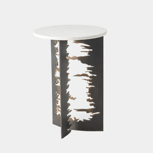 Inverness Cut Out Table-Bronze