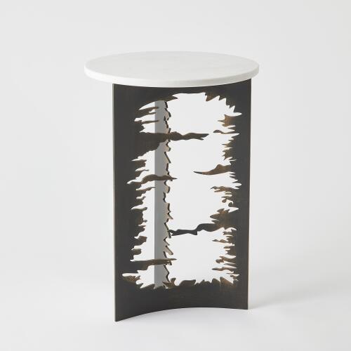 Cut Out Table-Bronze