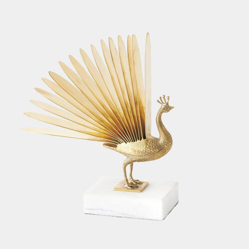 Pavona Sculpture-Brass