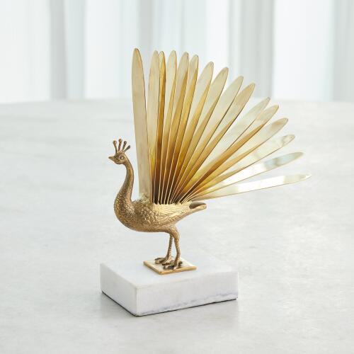 Pavona Sculpture-Brass