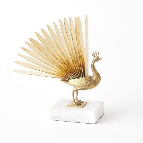 Pavona Sculpture-Brass