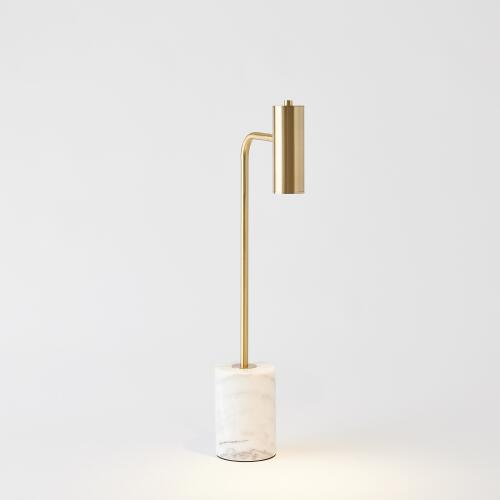Spotlight Table Lamp-Brass