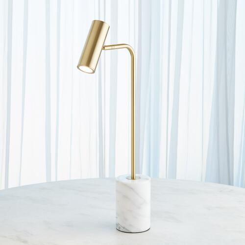 Spotlight Table Lamp-Brass