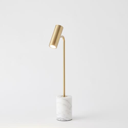 Spotlight Table Lamp-Brass