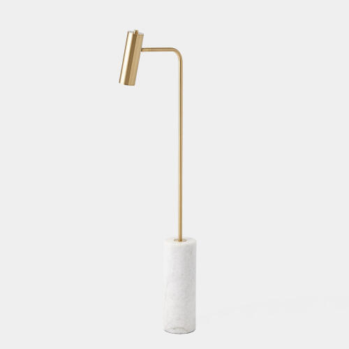 Spotlight Floor Lamp-Brass