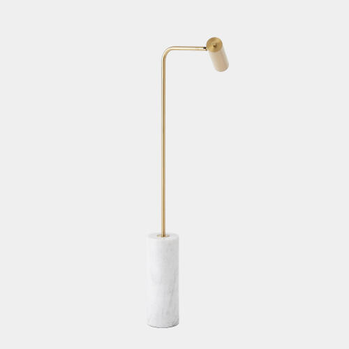 Spotlight Floor Lamp-Brass