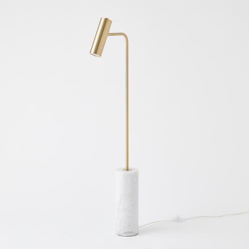 Spotlight Floor Lamp-Brass