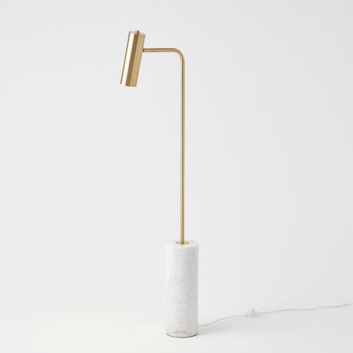 Spotlight Floor Lamp-Brass