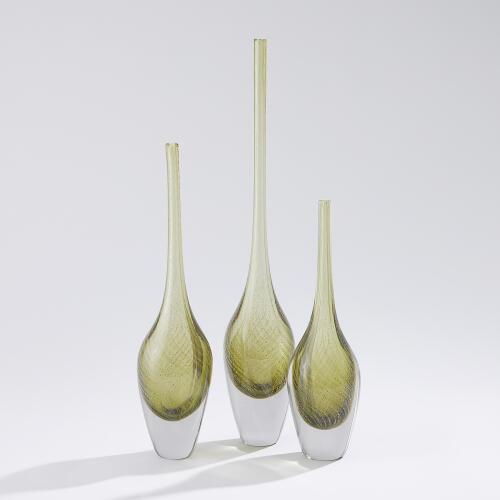 Flecked Spire Bottle-Olive