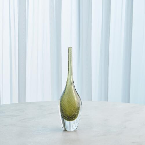Flecked Spire Bottle-Olive