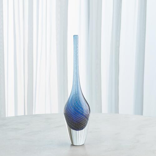 Flecked Spire Bottle-Blue